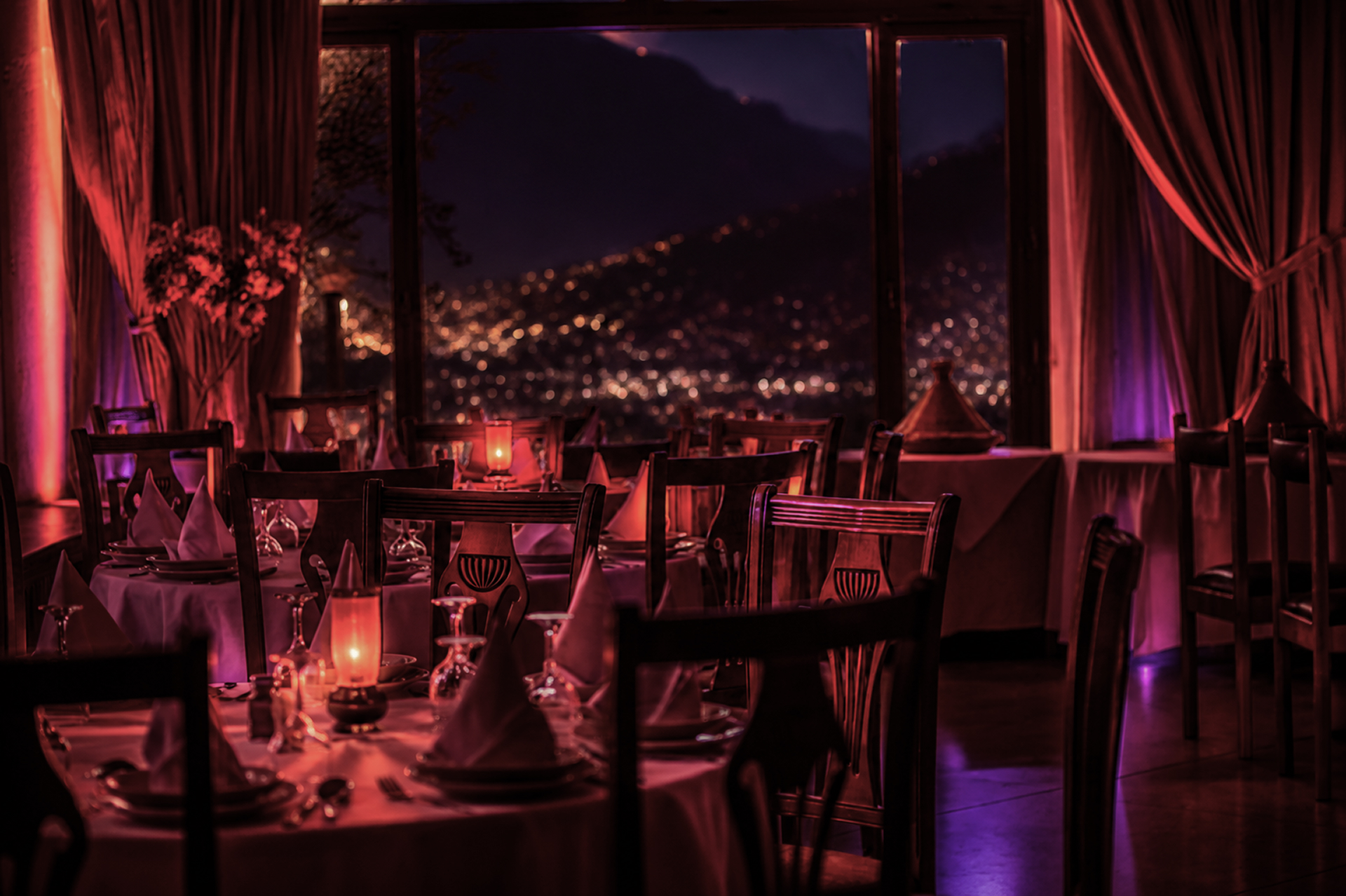 Fine dining after dark